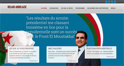 Desktop Screenshot of belaidabdelaziz.com